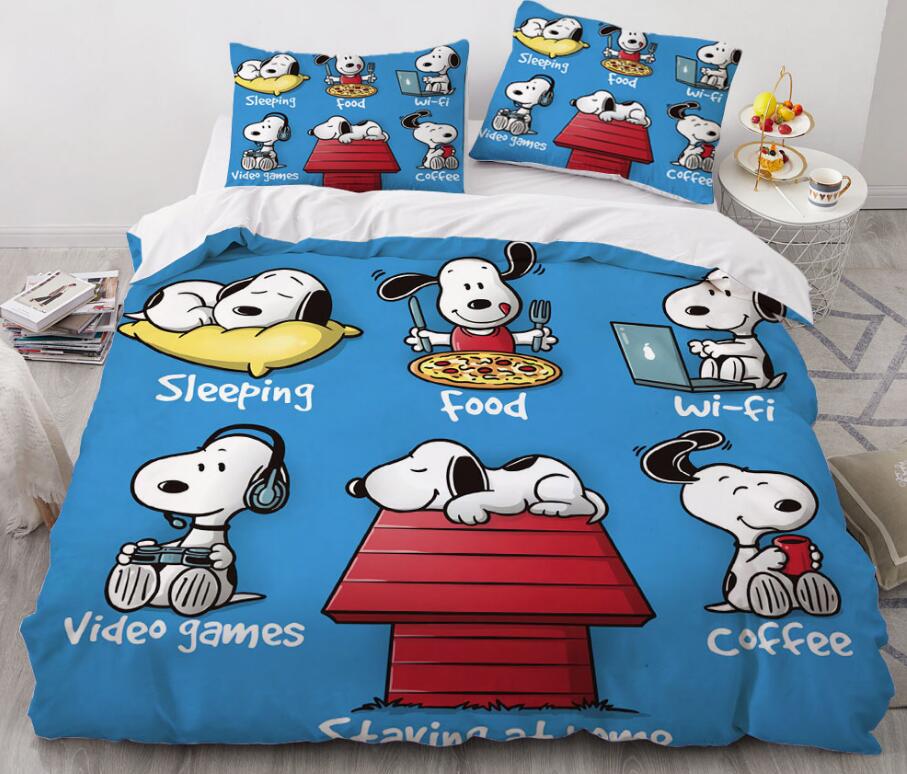 Cartoon King And Queen Xxx Video - 3D Cartoons Snoop Dog 8833 Bed Pillowcases Quilt | AJ Wallpaper