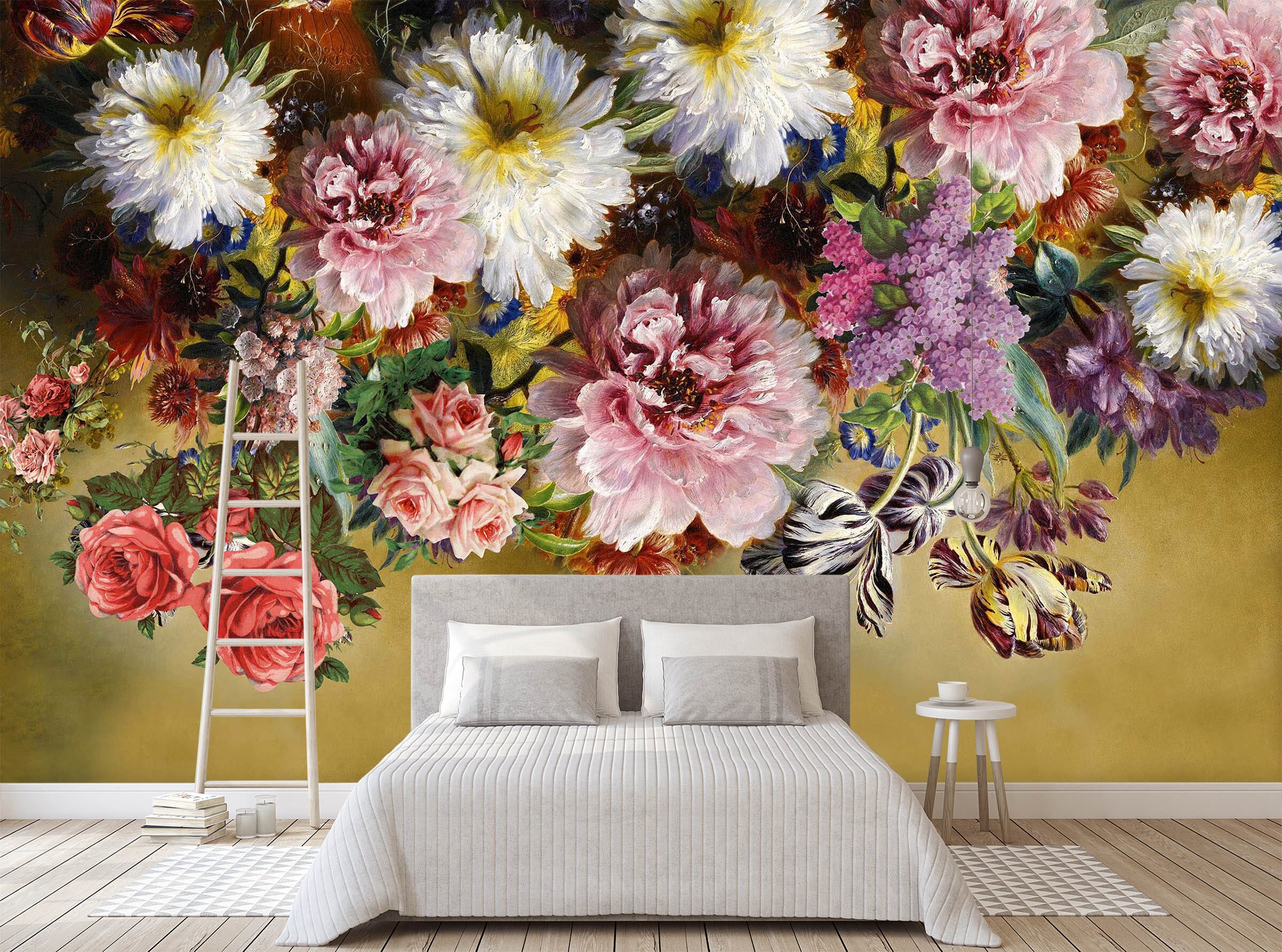3D Rose Flower 1612 Wall Murals | AJ Wallpaper