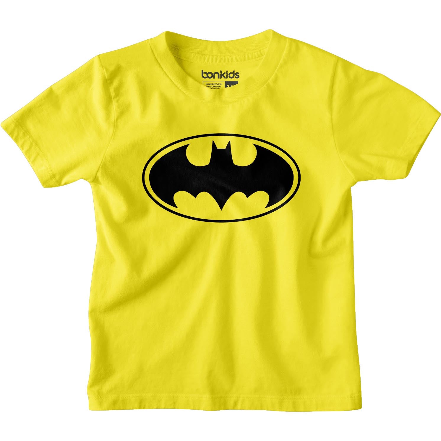 Batman LOGO Yellow Boys Tshirt