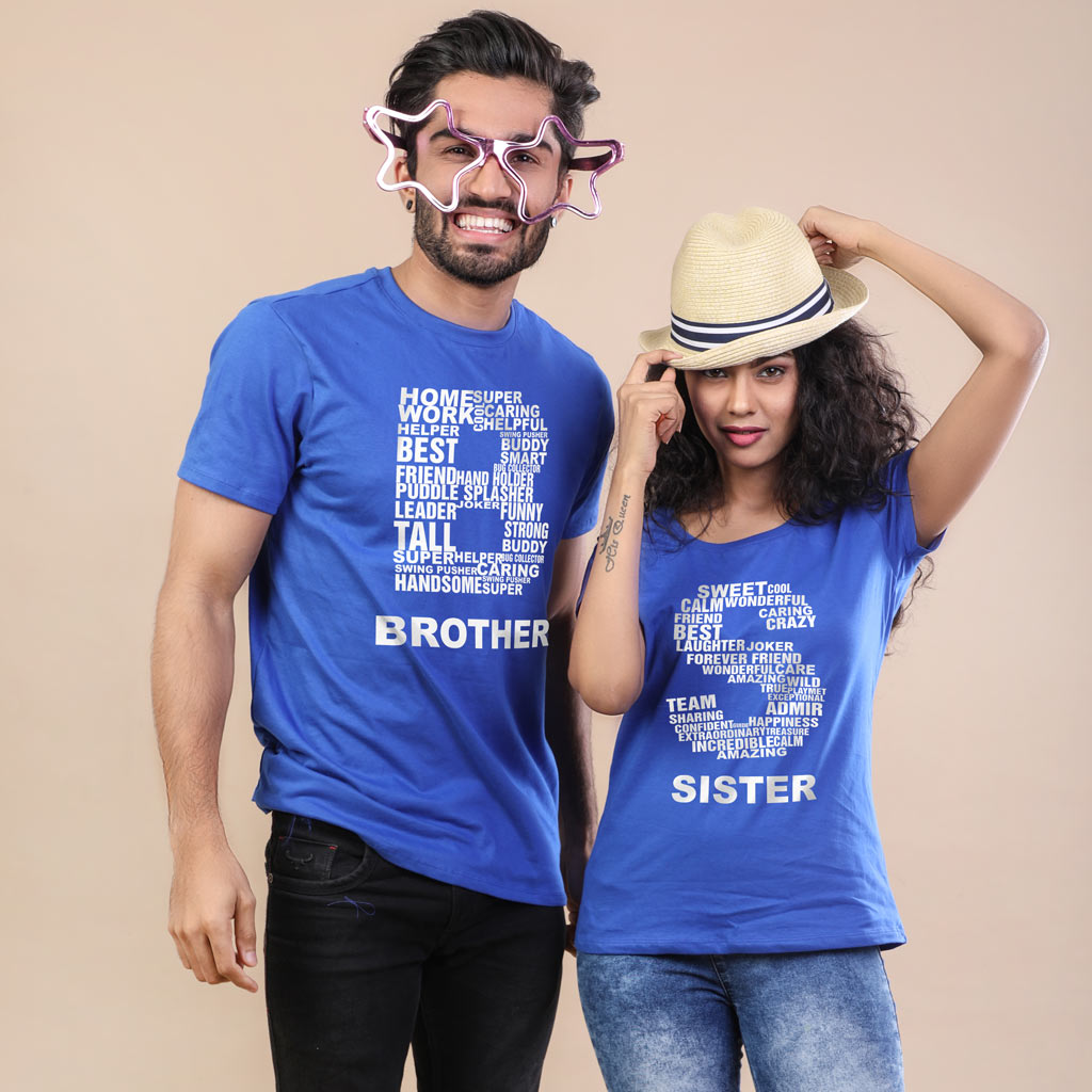 Brother-Sister Adult Siblings Tees