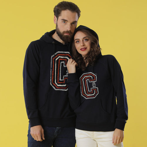 Download Cute And Cool, Matching Black Hoodies For Couples