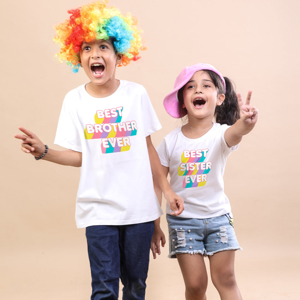 Best Brother/Sister Ever, Matching Tees For Siblings