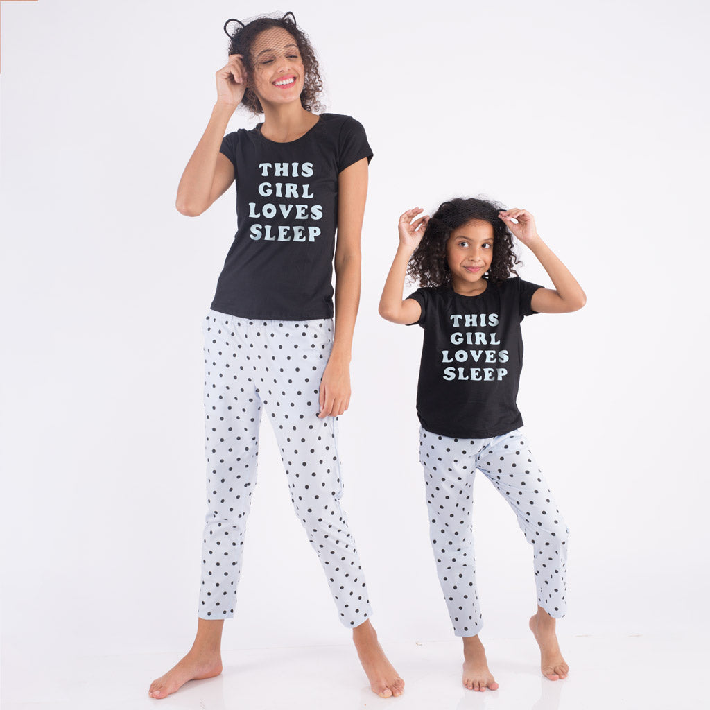 Sleep Lovers Matching Sleepwear For Mother And Daughter