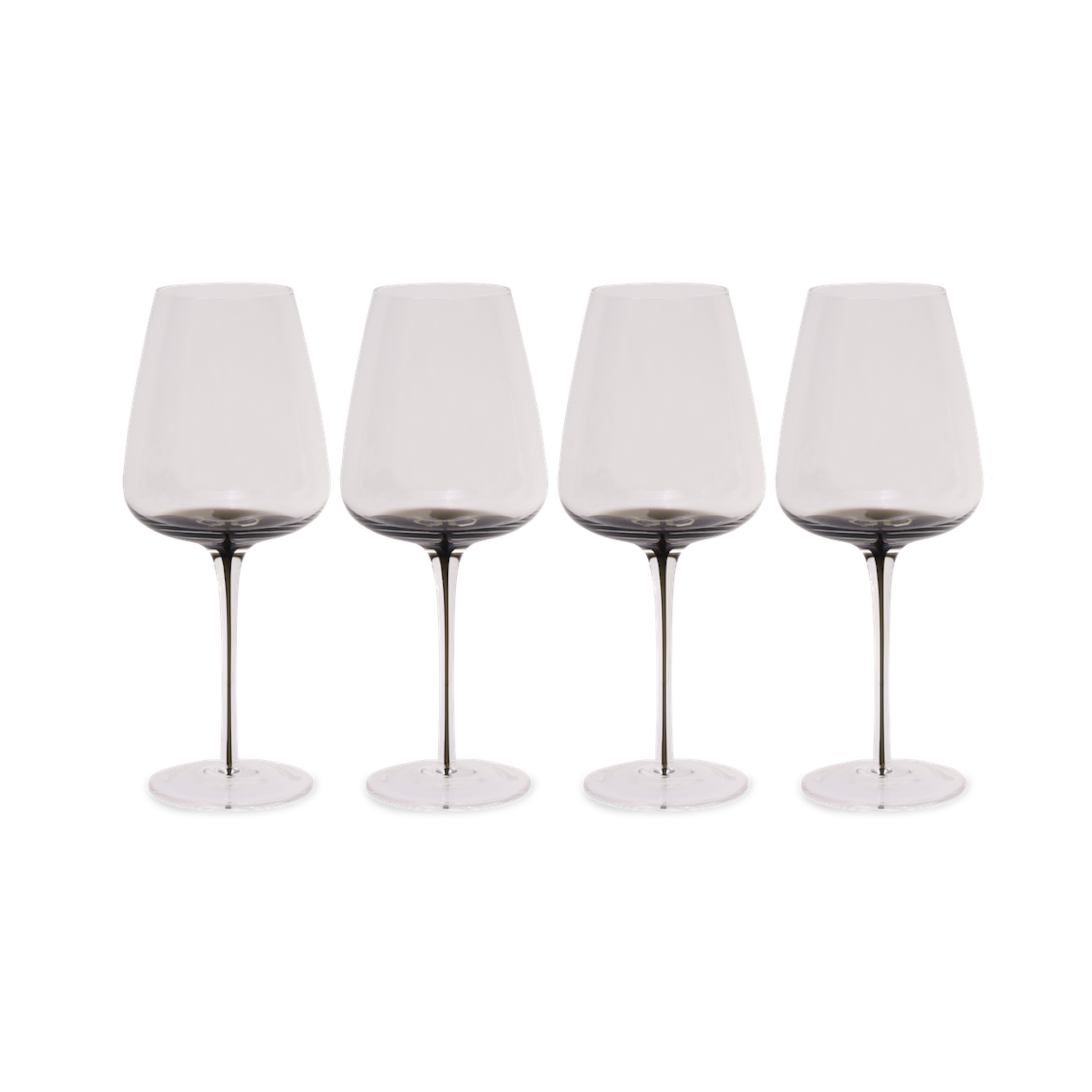 Smoke Stem Red Wine Glasses