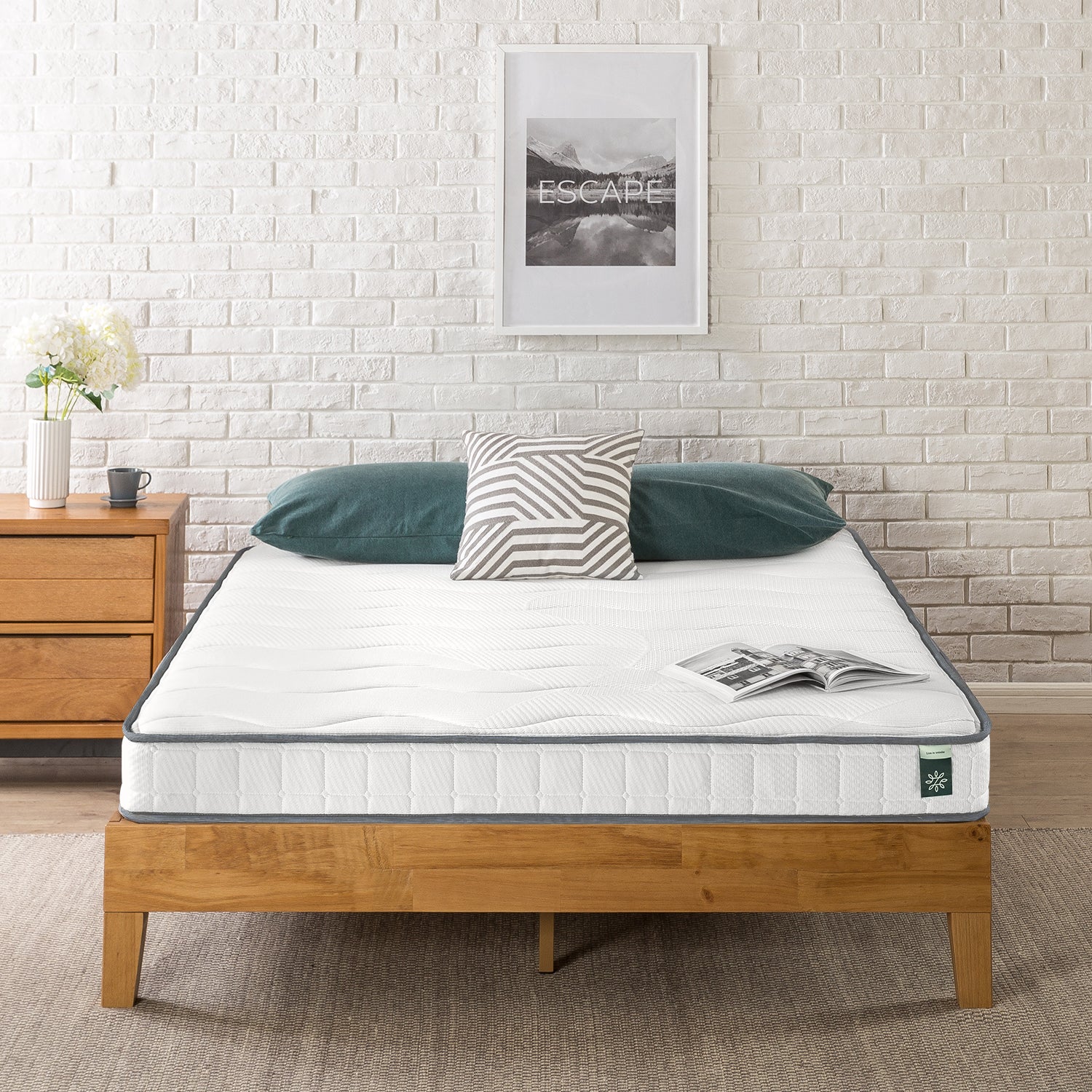 zinus 12 inch spring mattress