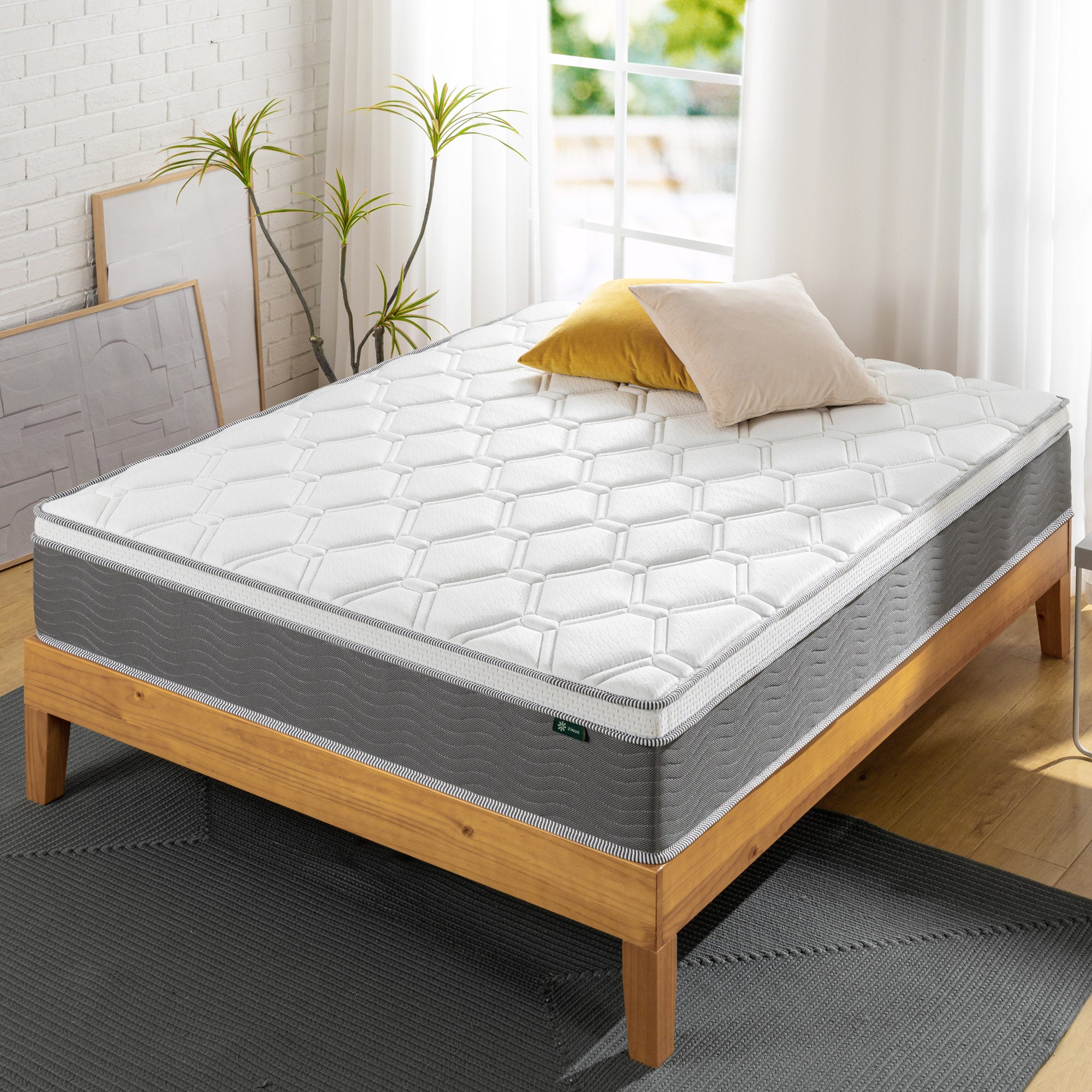 zinus 12 inch spring mattress