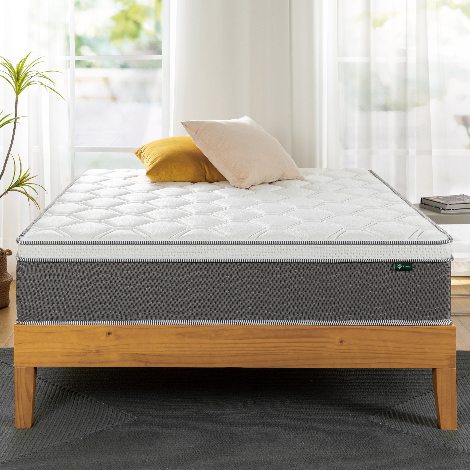 zinus 12 inch spring mattress