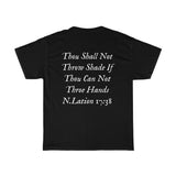Mens Small Logo "Throw Hands" T-Shirt - Niggalations Corp