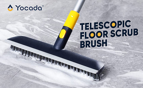 Yocada Double-Sided Floor Scrub Brush Triangle Brush Corner