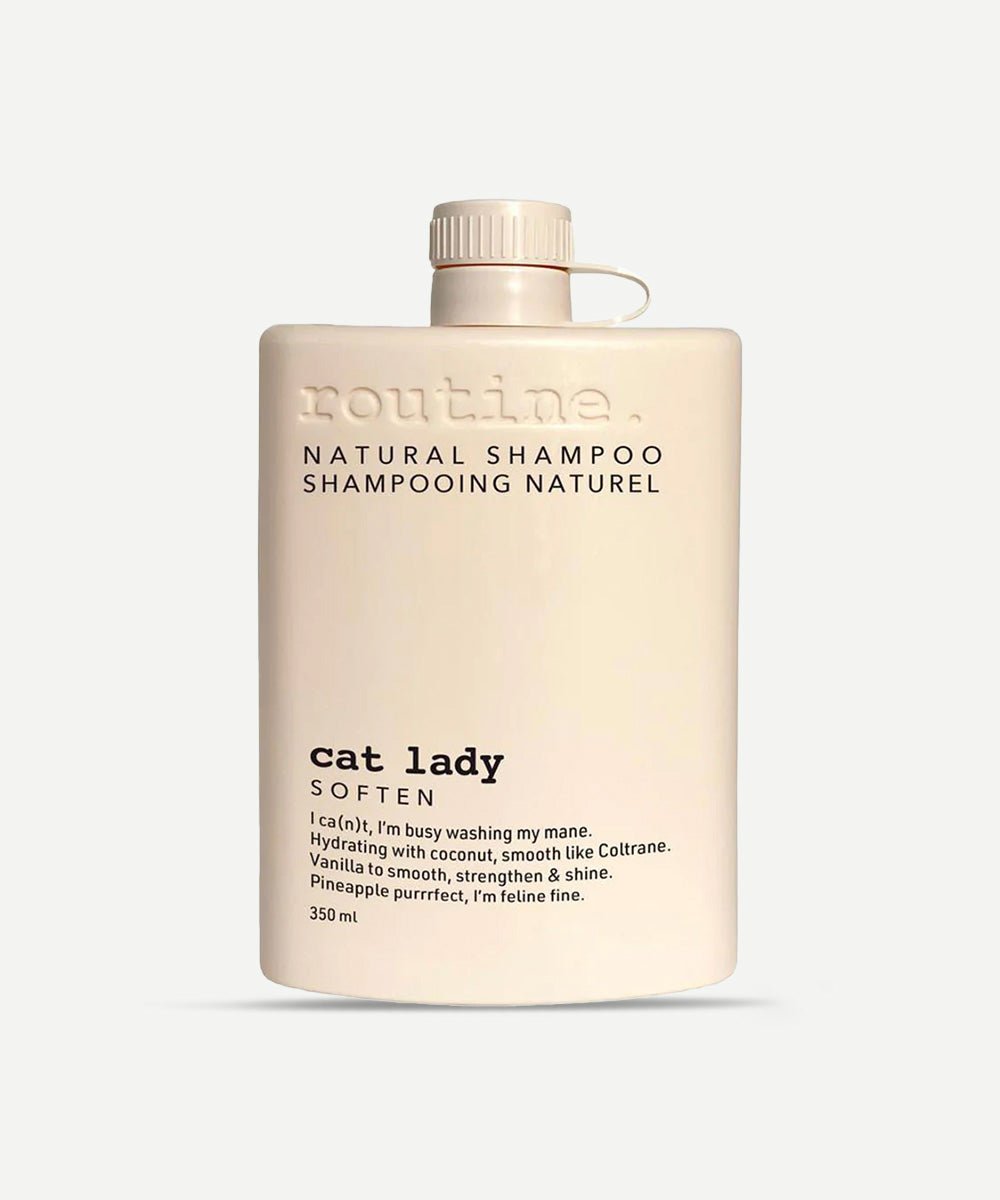 Routine - Cat Lady Softening Shampoo with Hydrolyzed Quinoa & Vegetable Keratin Protect & Soften Hair Secret Skin Routine Hair