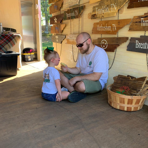 Jeff and The Littlest KnotHead at Fairview Nature Fest 2019