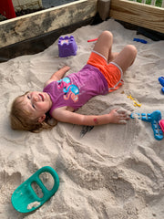 Gracie in the Sandbox