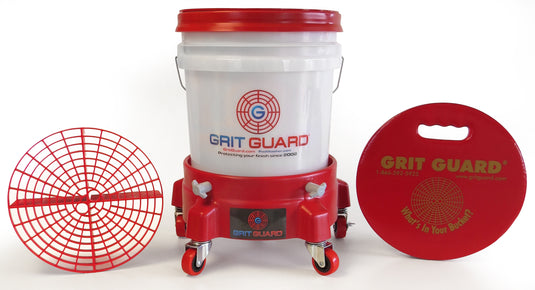 The Grit Guard Insert Red - Fits 12 inch Diameter Bucket