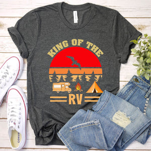 Mens King Of The RV Gift For Camper T-Shirt