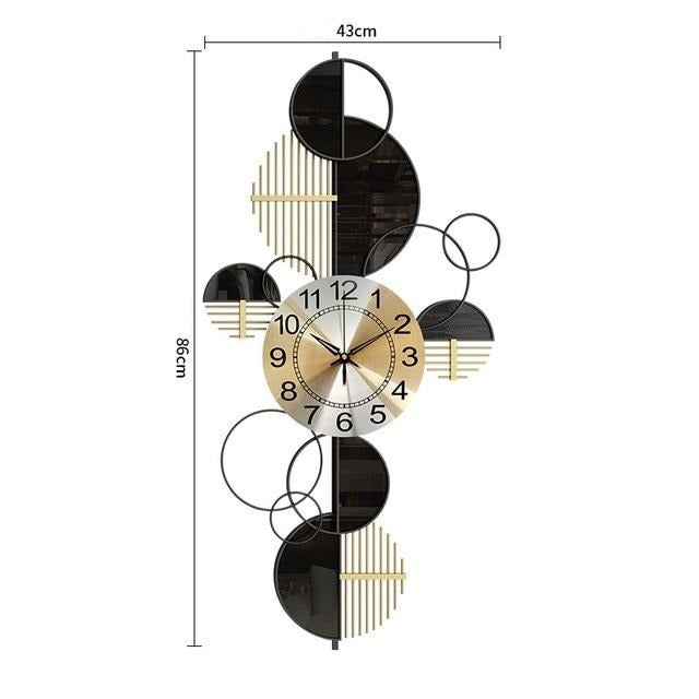 Sunset Wrought Iron Clock – Glam and Cozy