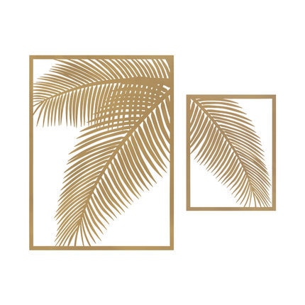 Palm Leaf Frame – Glam and Cozy