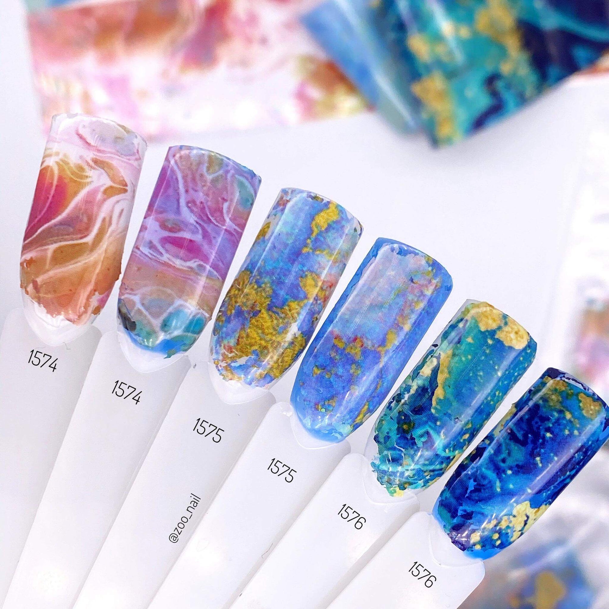 Designer nail transfer foil – Exotic Nails Store