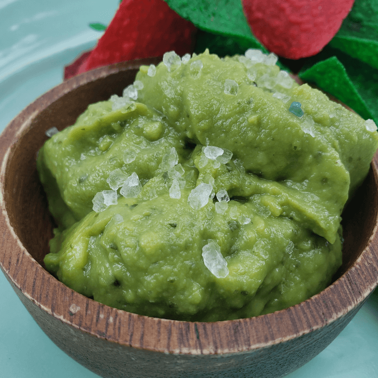 Simple Persian Blue Salt Guacamole Recipe