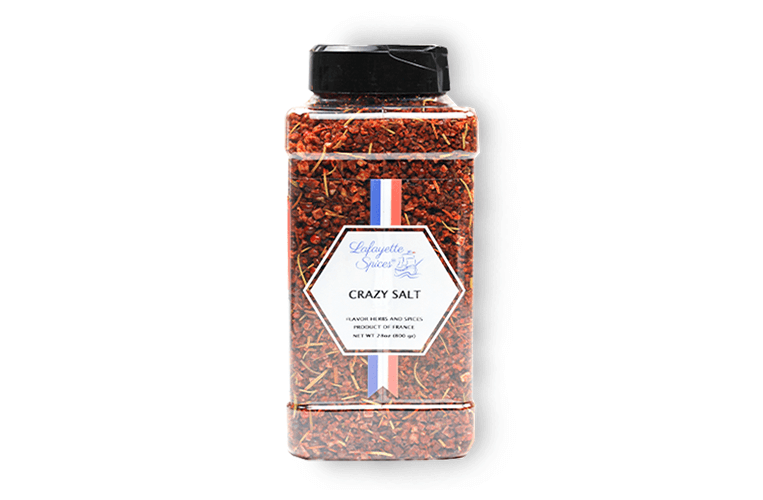 Crazy Salt is seasoned with the most delicious spices mix