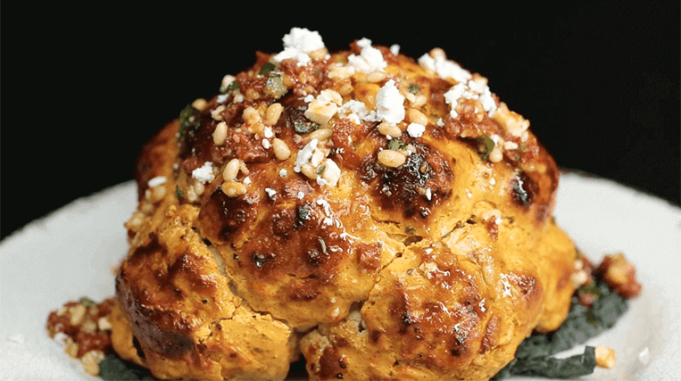 Whole Roasted Cauliflower with Madras Curry - Lafayette Spices