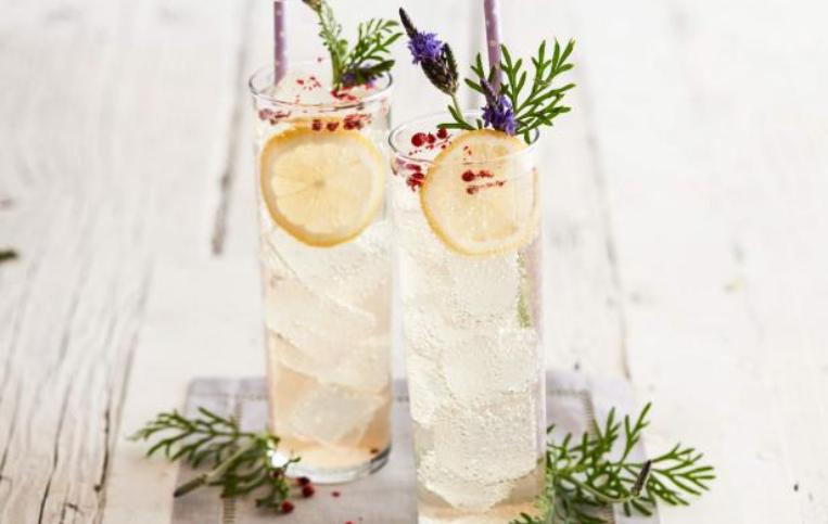 Garnish a Sweet Dessert Cocktail with a few pink peppercorns to add a delicious element to your creation