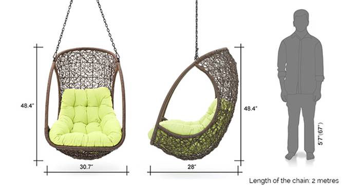 egg patio swing chair