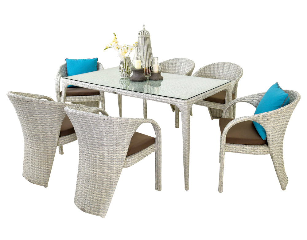 patio furniture 6 chairs and table