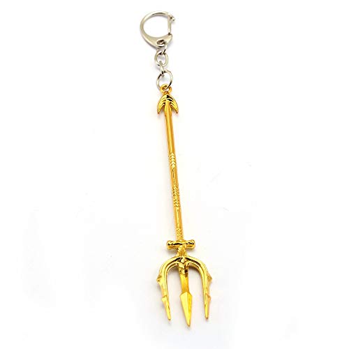 VAWAA Aquaman Keychain Trident of Neptune Justice League Moive Jewelry –  Fatcatz-copy-catz