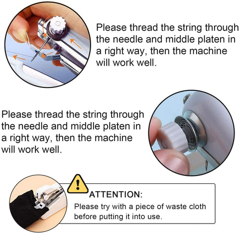 instructions to use the mini sewing tool
