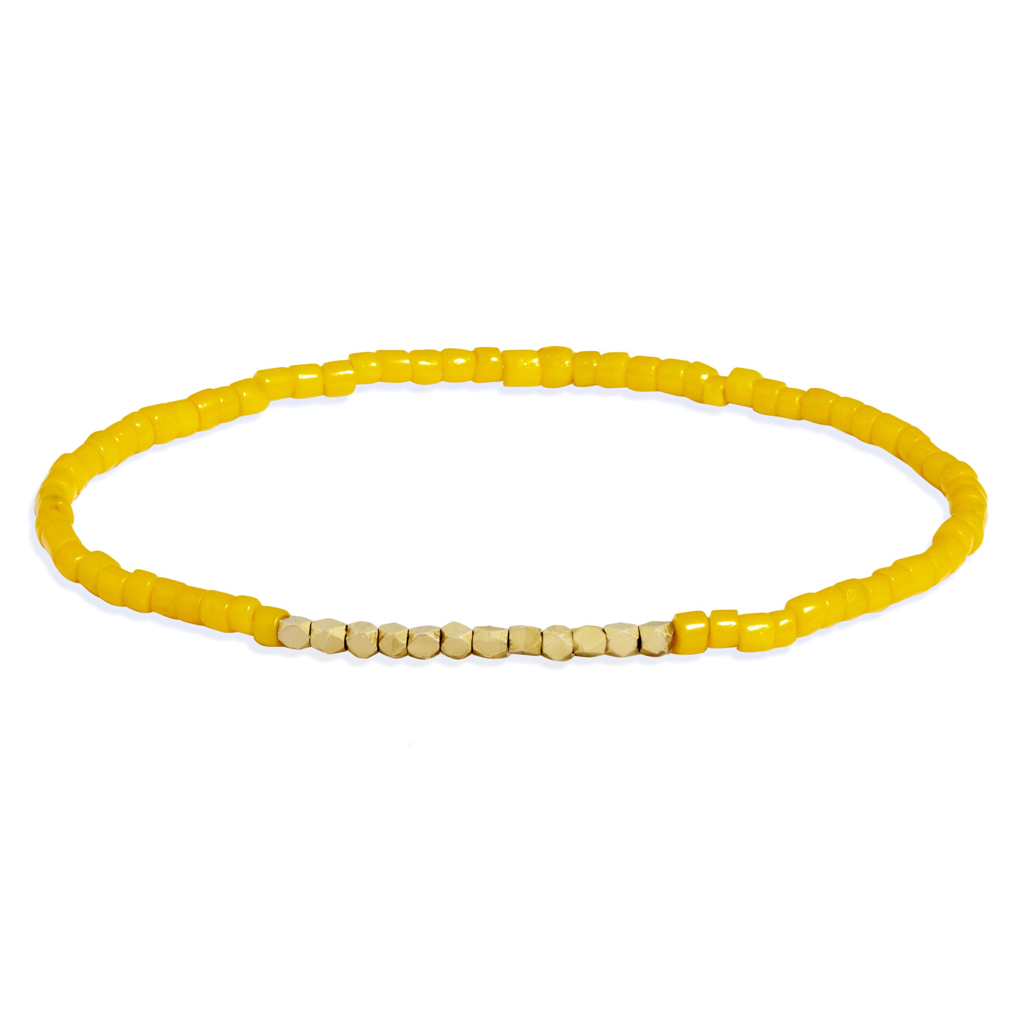 yellow beads