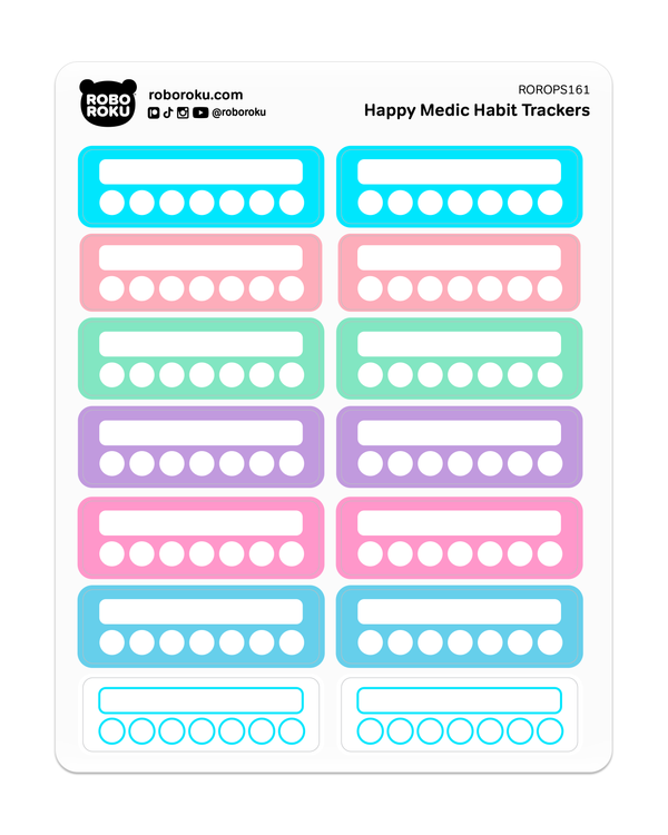 No Spend Week Trackers - Planner Stickers – Robo Roku