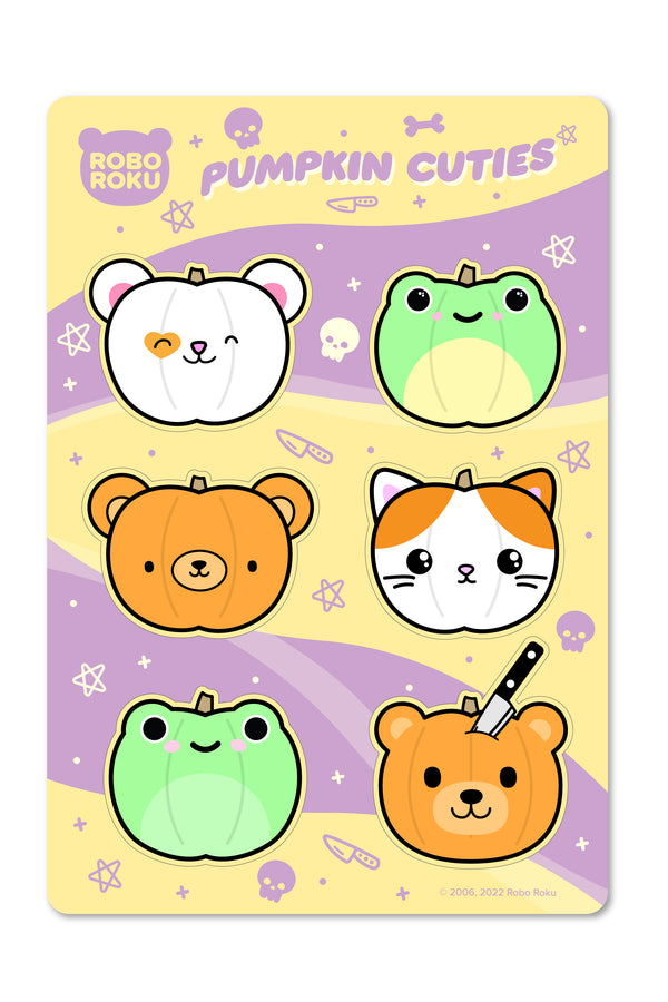 Cottagecore Cuties Gloss Sticker Sheet – Robo Roku