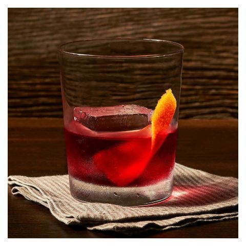 Negroni made with Clear Ice