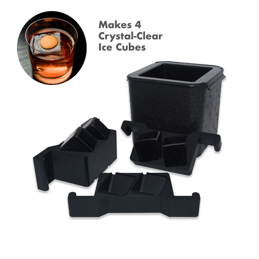 Polar Ice Ball 2.0 - 4 Clear Ice Balls + 9 Clear Ice Cubes for Whiskey –  U-CUBE Creative