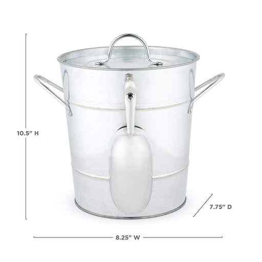 OXO Stainless Steel Ice Bucket Double Wall Includes Tongs and Tong Holder  P&G