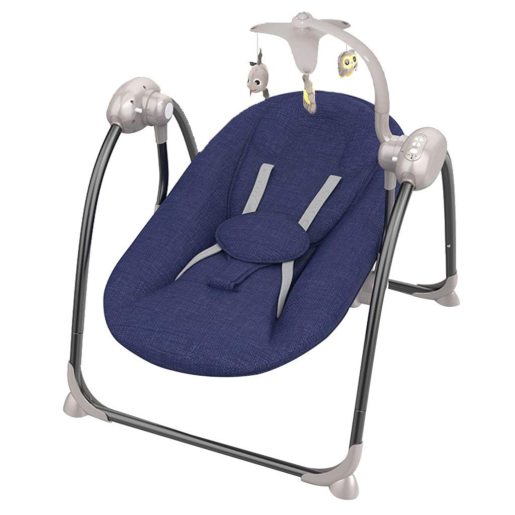 navy blue baby swing