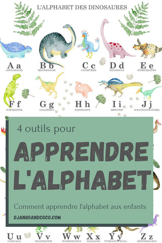 4 outils pour apprendre l'alphabet