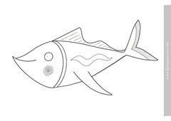 coloriage poisson a telecharger 