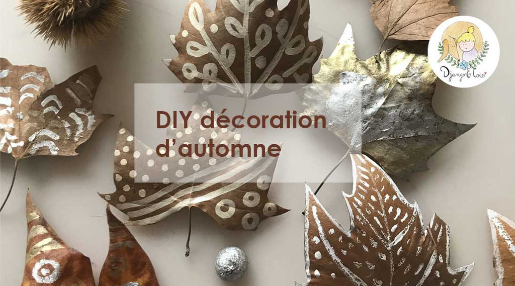 DIY d'automne avec feuilles