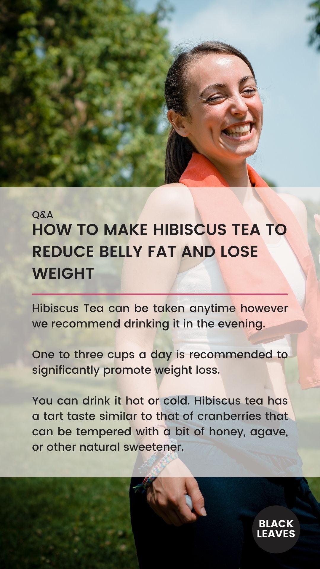 how to make hibiscus tea to reduce belly fat and lose weight