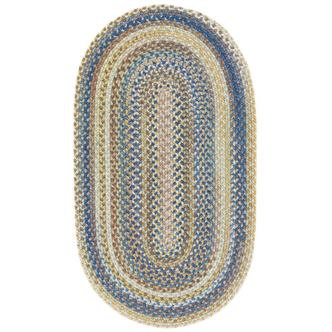 Mill Village Braided Oval Rug - 32x42