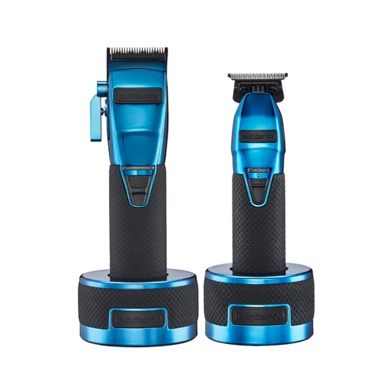 BaByliss Blue FX Boost+ Limited Edition Clipper & w/ C