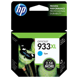 HP 933XL (CN054AN) High Yield Cyan Original Ink Cartridge (825 Yield)
