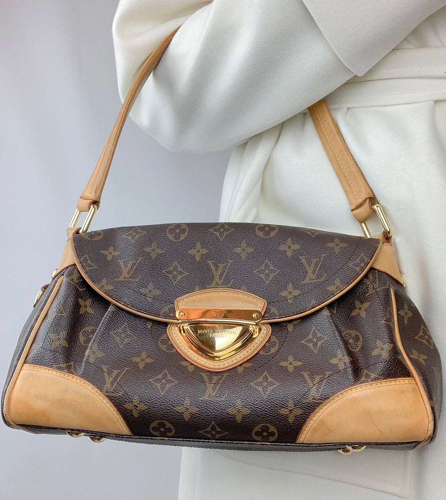 Sonatine fabric handbag Louis Vuitton Brown in Cloth - 35371800