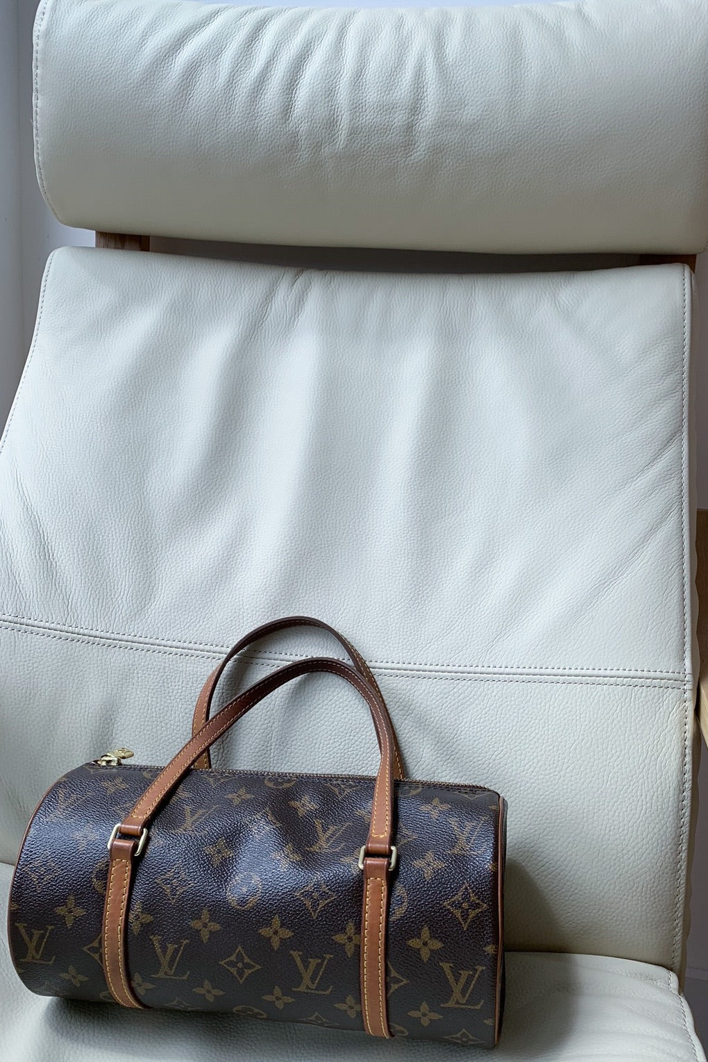 Louis Vuitton Womens PreLoved Papillon Pouch Monogram Brown One Size  Handbags Amazoncom