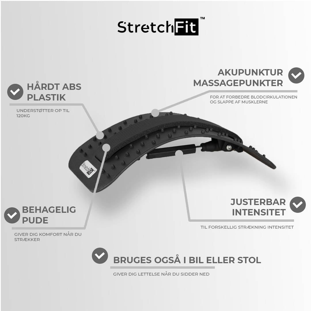 rygstrækker backflex Pro detailer