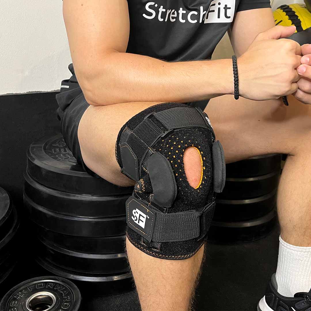 Ortose-på-knæet-kneeflex-efter-træning