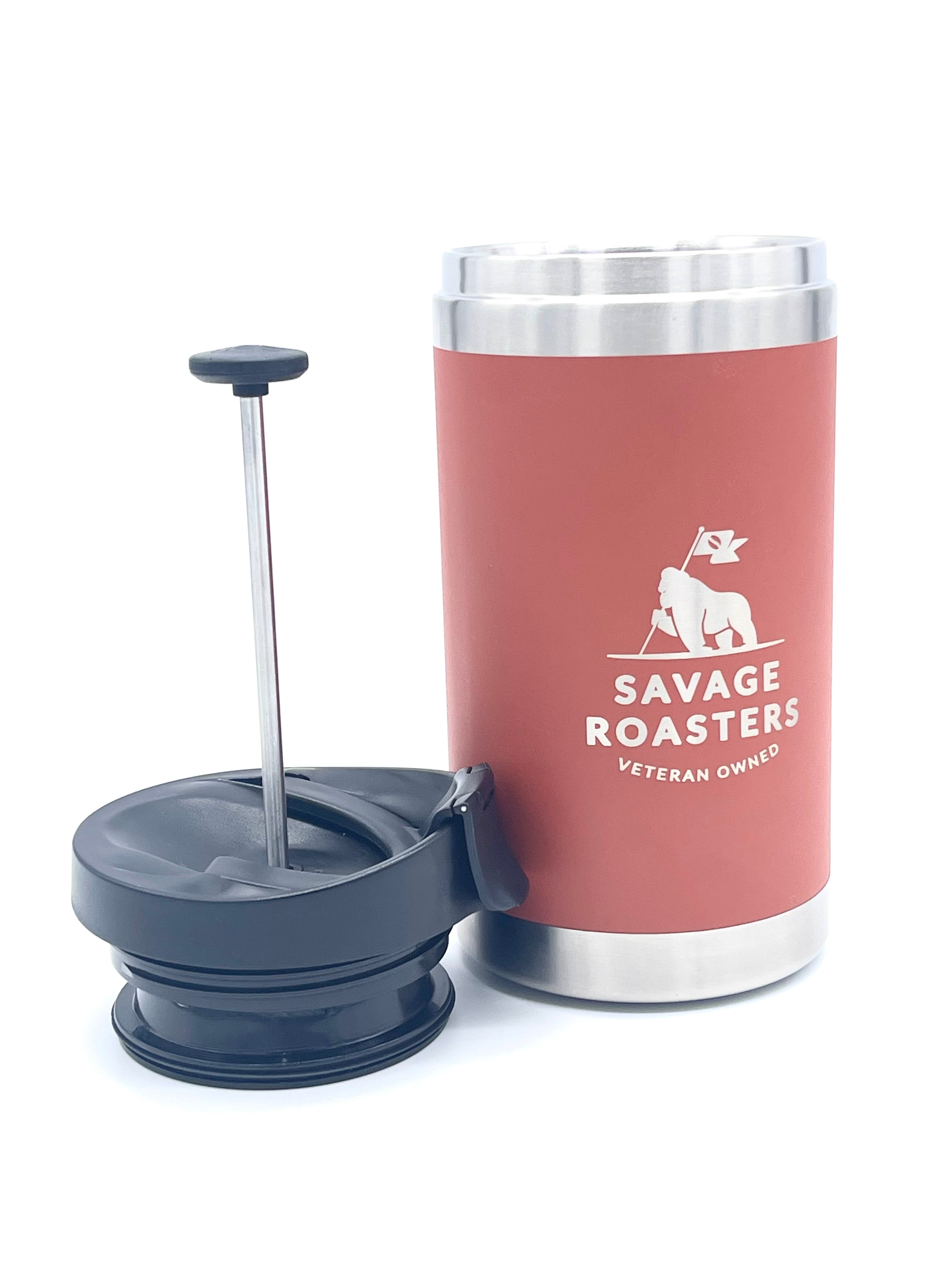 16oz Double Shot Travel French Press – The82CoffeeCompany