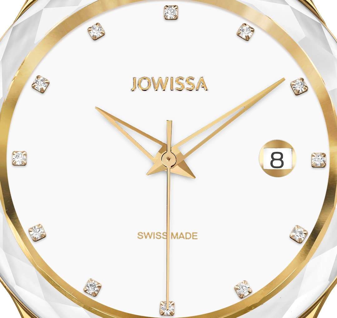 Tiro Swiss Damenuhr J6.237.M Weiss-Gold
