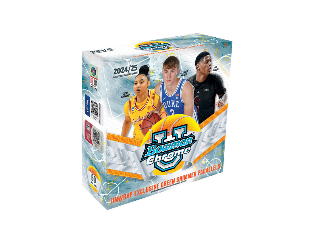 2024-25 Bowman Chrome University Basketball Mega Box